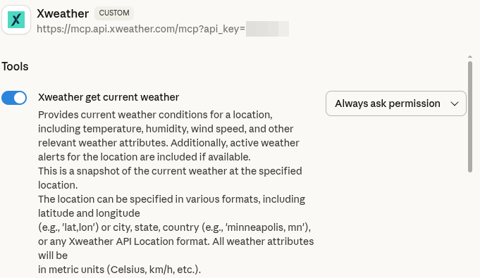 Claude Connector Tool Descriptions