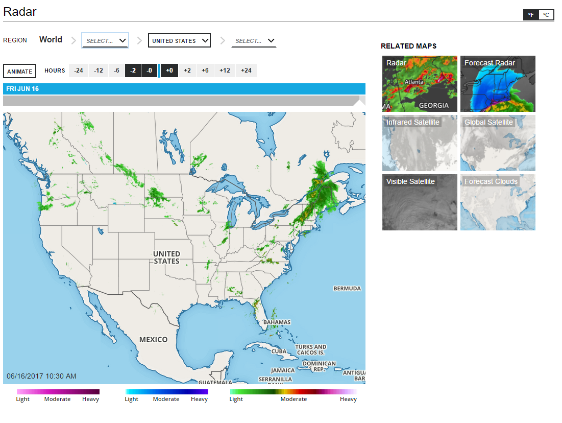 Maps Layout - WeatherBlox - Xweather