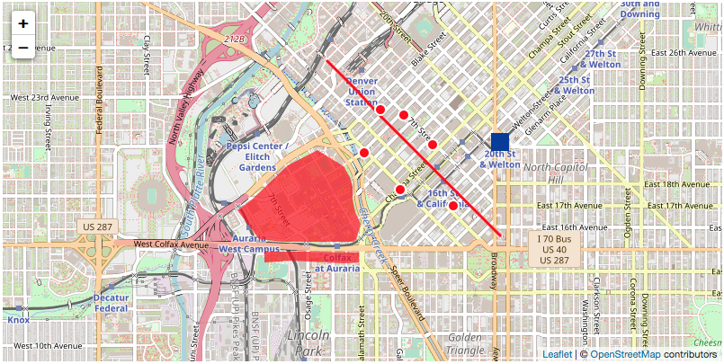 Custom interactive map GeoJSON source example