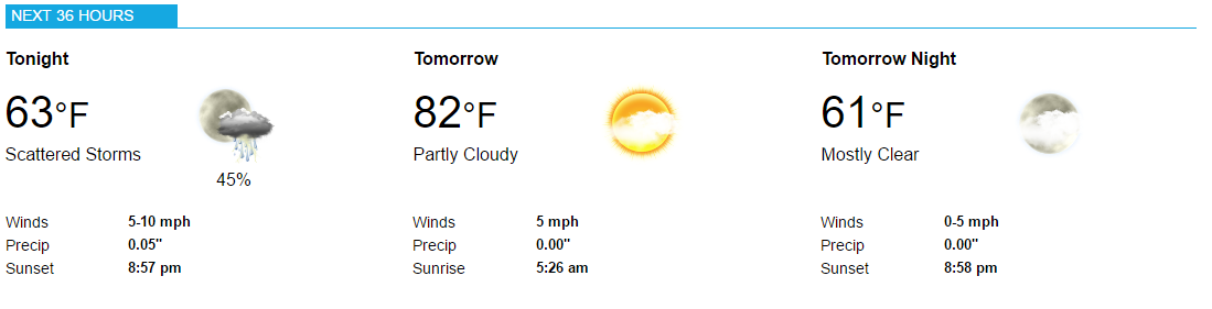 Day/Night Forecast